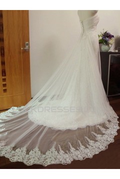 Trumpet/Mermaid Sweetheart Lace Bridal Wedding Dresses WD010591