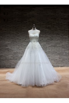 A-line Sweetheart Lace Bridal Gown Wedding Dress WD010706