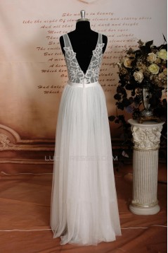 Elegant V-neck Bridal Gown Wedding Dress WD010721