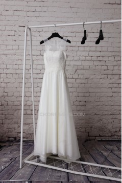 A-line Lace Bridal Gown Wedding Dress WD010727