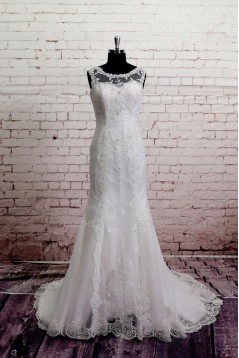Trumpet/Mermaid Lace Bridal Gown Wedding Dress WD010743