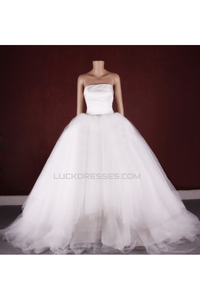 Ball Gown Strapless Bridal Gown Wedding Dress WD010754