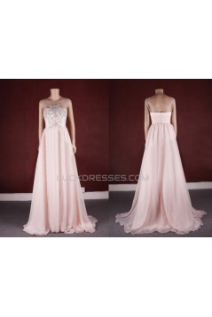 A-line Beaded Bridal Gown Wedding Dress WD010775