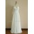 A-line Straps Beaded Chiffon Bridal Wedding Dresses WD010803