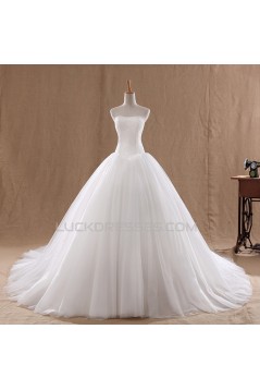 Ball Gown Strapless Bridal Wedding Dresses WD010807