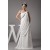 Sheath/Column One-Shoulder Chiffon Wedding Dresses 2030011