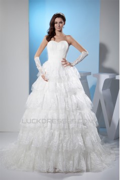 Ball Gown Sweetheart Lace New Arrival Wedding Dresses 2030035