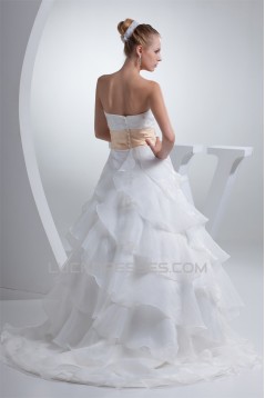 Beautiful Soft Strapless A-Line Beaded Wedding Dresses 2030079