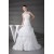 Beautiful Strapless A-Line Beaded Sleeveless Wedding Dresses 2030080