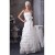 Strapless Sleeveless A-Line Satin Taffeta New Arrival Wedding Dresses 2031004