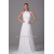 A-Line Halter Sleeveless Chiffon Wedding Dresses 2030101