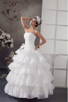 Ball Gown Sleeveless Strapless Wedding Dresses 2031034