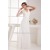 Sheath/Column V-Neck Beading One Sleeve Floor-Length Wedding Dresses 2031046