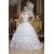 Wonderful Satin Sleeveless Spaghetti Straps A-Line Beaded Wedding Dresses 2031069