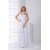 Asymmetrical Sleeveless Chiffon Satin A-Line New Arrival Wedding Dresses 2031120