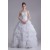 Ball Gown Sleeveless Satin Organza Sweetheart Beaded Wedding Dresses 2031124