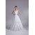 Breathtaking A-Line Taffeta V-Neck Sleeveless Sweet Wedding Dresses 2031140