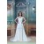 Chiffon Satin Straps A-Line Sleeveless Beaded Lace Beautiful Wedding Dresses 2031157