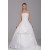A-Line Strapless Beaded Lace Satin Wedding Dresses 2030118