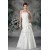 Fantastic One-Shoulder Satin Sleeveless A-Line Wedding Dresses 2031180