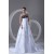 Sleeveless Strapless A-Line Satin Organza Wedding Dresses 2031209