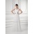 Sleeveless V-Neck Chiffon Elastic Woven Satin Wedding Dresses 2031210