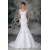 Satin Lace Mermaid/Trumpet V-Neck New Arrival Wedding Dresses 2031278
