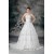 Sleeveless Ball Gown Satin Fine Netting Beaded Lace Wedding Dresses 2031316