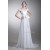 Sleeveless Chiffon Taffeta Lace A-Line Off-the-Shoulder Wedding Dresses 2031323