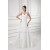 Sleeveless Sheath/Column Halter Taffeta Wedding Dresses 2031338