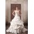 Sleeveless Strapless Satin Ball Gown Embellished Wedding Dresses 2031350