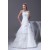 Mermaid/Trumpet Sleeveless Strapless Satin Organza Wedding Dresses 2030211