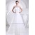 A-Line Satin Organza Fine Netting Sleeveless Wedding Dresses 2030288