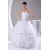 Satin Organza Strapless Sleeveless Ball Gown New Arrival Wedding Dresses 2030298