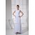Sheath/Column Sleeveless Chiffon Scoop Wedding Dresses 2030316