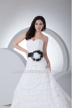 A-Line Sweetheart Tiered Most Beautiful Wedding Dresses 2030333