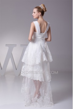 A-Line High Low Sweetheart Lace Sweet Wedding Dresses 2030336