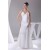 Sheath/Column New Arrival Beaded Wedding Dresses 2030342