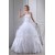 Ball Gown Beaded Satin Lace Organza Floor Length Wedding Dresses 2030406
