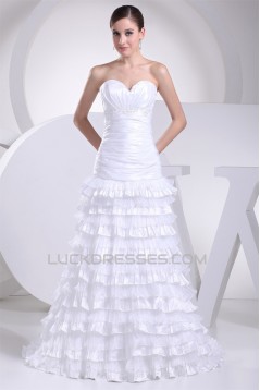Sweetheart Organza Taffeta New Arrival Wedding Dresses 2030481