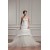 A-Line Sleeveless Satin Taffeta Sweetheart Sweet Wedding Dresses 2030547