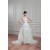 A-Line Spaghetti Straps Sleeveless Satin Organza Wedding Dresses 2030557