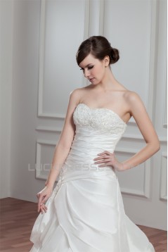 Amazing Sleeveless A-Line Taffeta Sweetheart Wedding Dresses 2030581