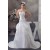 Beautiful A-Line Sleeveless Strapless Satin Taffeta Wedding Dresses 2030617