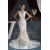 Beautiful Mermaid/Trumpet Straps Satin Wedding Dresses 2030624