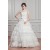 Breathtaking Ball Gown Lace Organza Taffeta Sleeveless Wedding Dresses 2030641