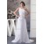Fashionable One-Shoulder Chiffon Sleeveless A-Line Sweet Wedding Dresses 2030703