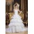 A-Line Strapless Satin Sleeveless Wedding Dresses 2030719