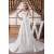 A-Line Sweetheart Sleeveless Chapel Train Beaded Wedding Dresses 2030721