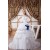 Great Ball Gown Soft Sweetheart Satin Organza Cap Sleeve Wedding Dresses 2030724